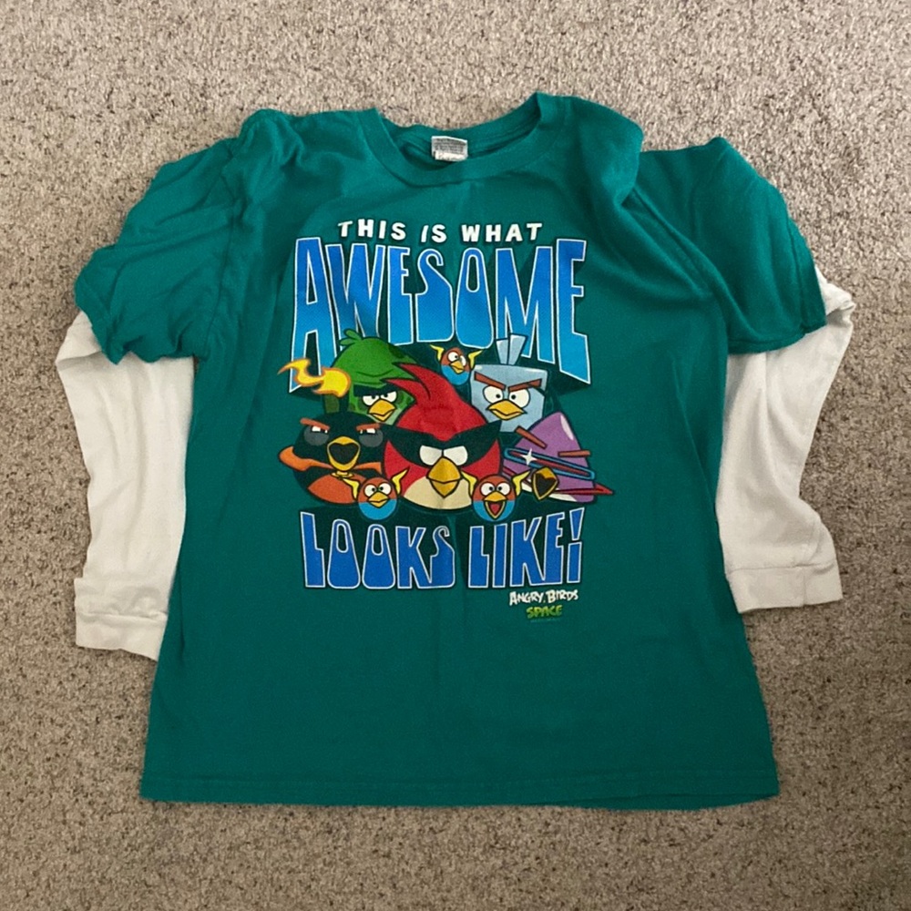 Boys long sleeve T shirt XL